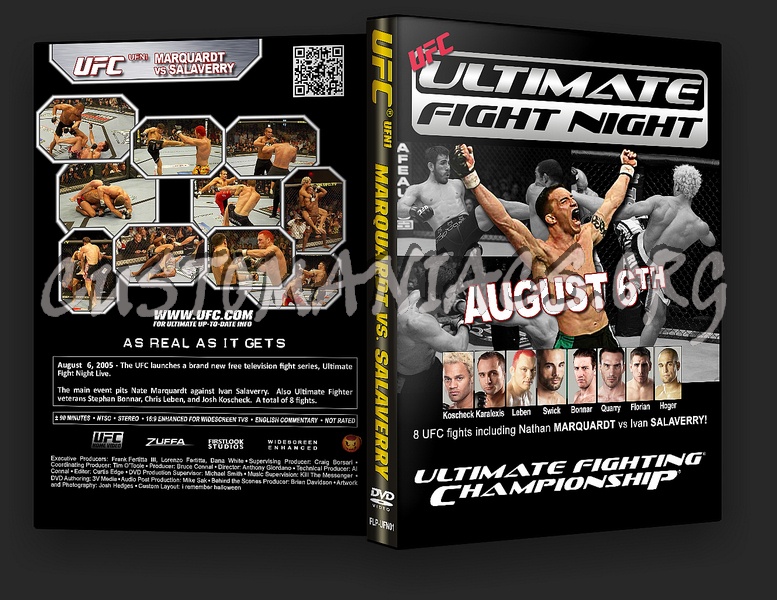 UFC UFN 1: Marquardt vs. Salaverry dvd cover