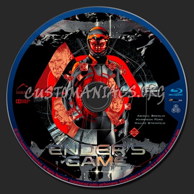 Ender's Game blu-ray label