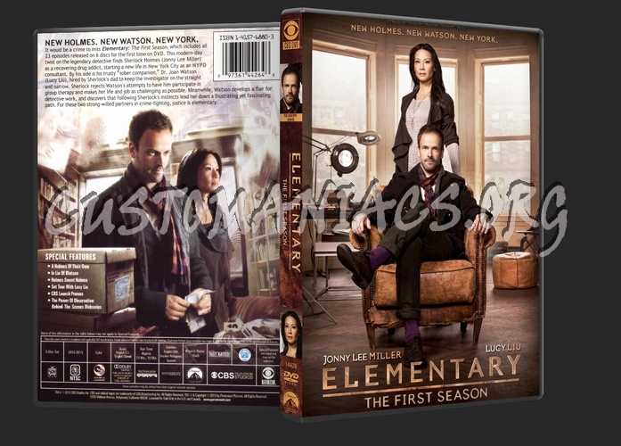 Elementary Season 1 dvd cover