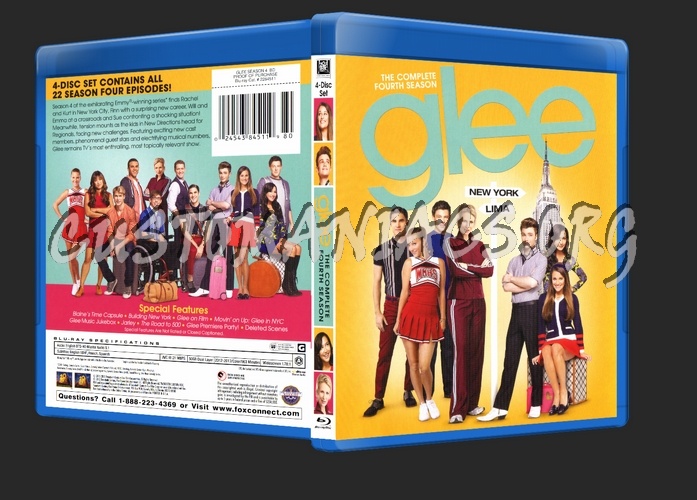 Glee Season 4 blu-ray cover