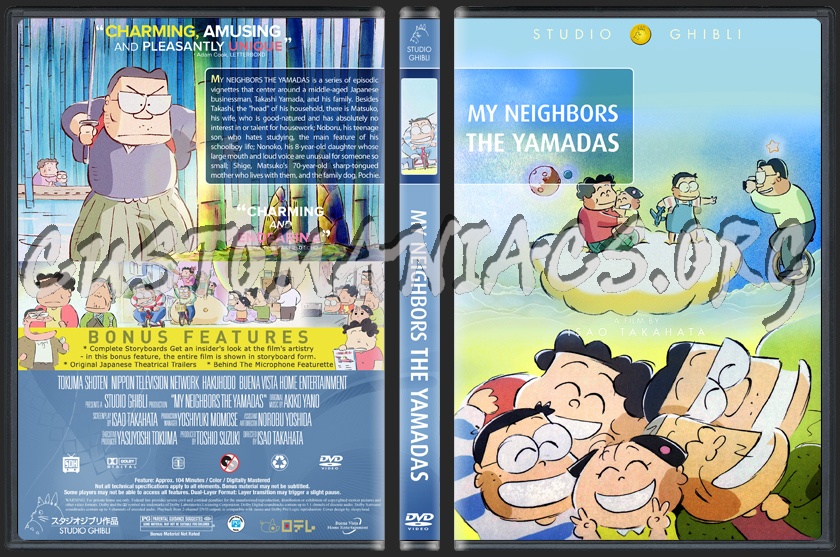 My Neighbors The Yamadas dvd cover