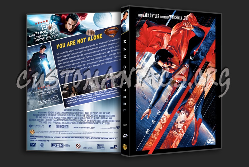 Man Of Steel dvd cover