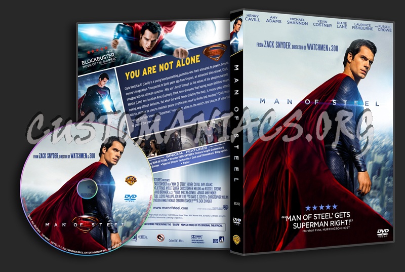 Man Of Steel dvd cover