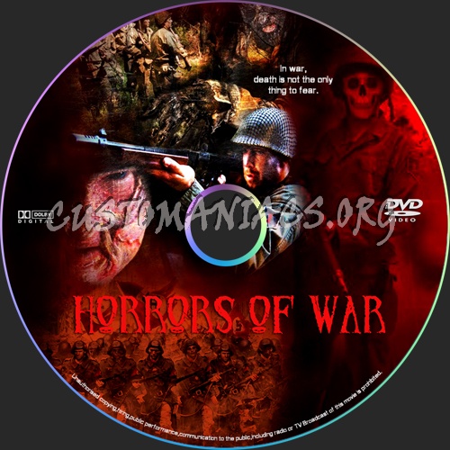 Horrors of War dvd label