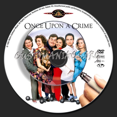 Once Upon A Crime dvd label
