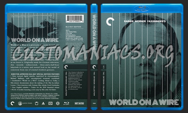 598 - World On A Wire blu-ray cover