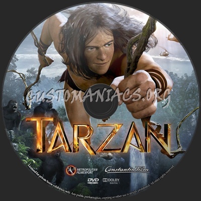 Tarzan (2013) dvd label
