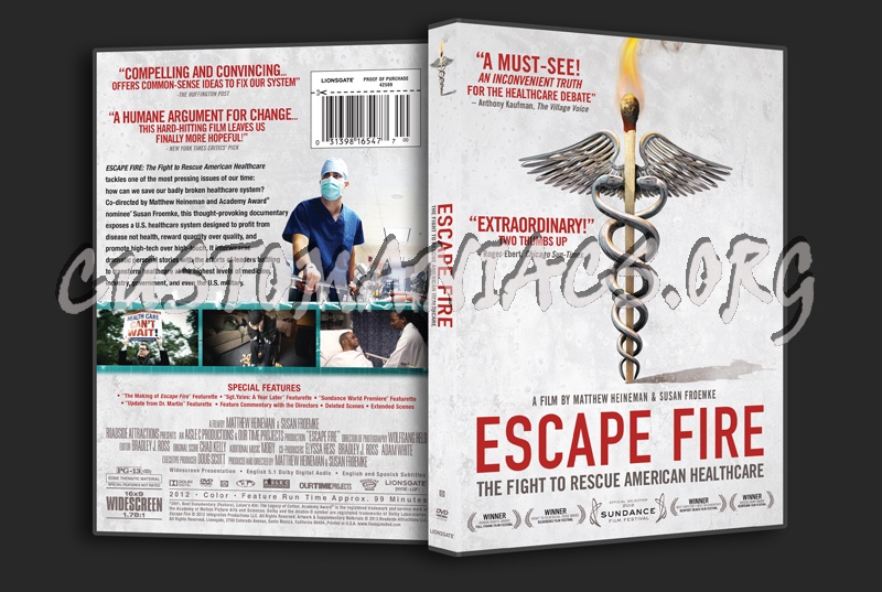 Escape Fire: The Fight To Rescue American Healthcare dvd cover