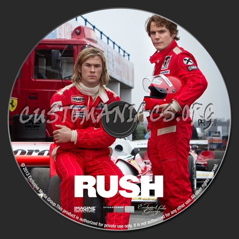 Rush dvd label