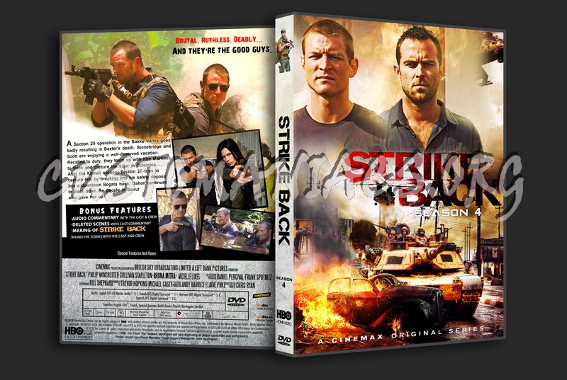 Strike Back season 4 dvd cover