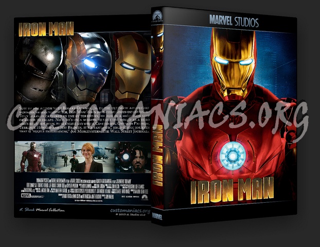 Iron Man 1,2,3 - Marvel collection dvd cover