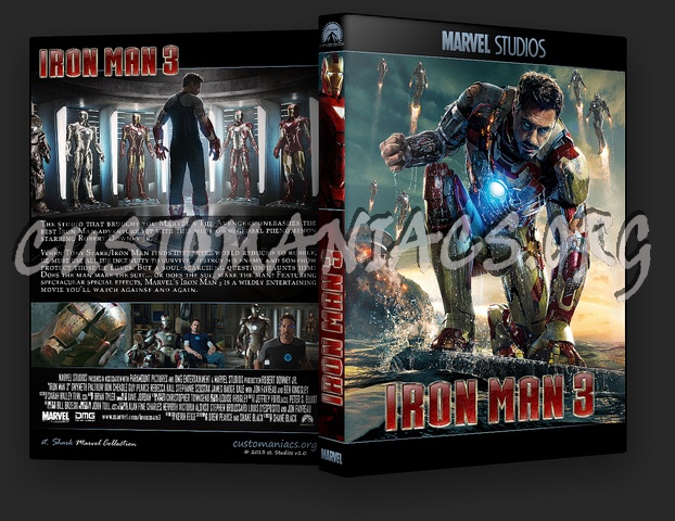 Iron Man 1,2,3 - Marvel collection dvd cover