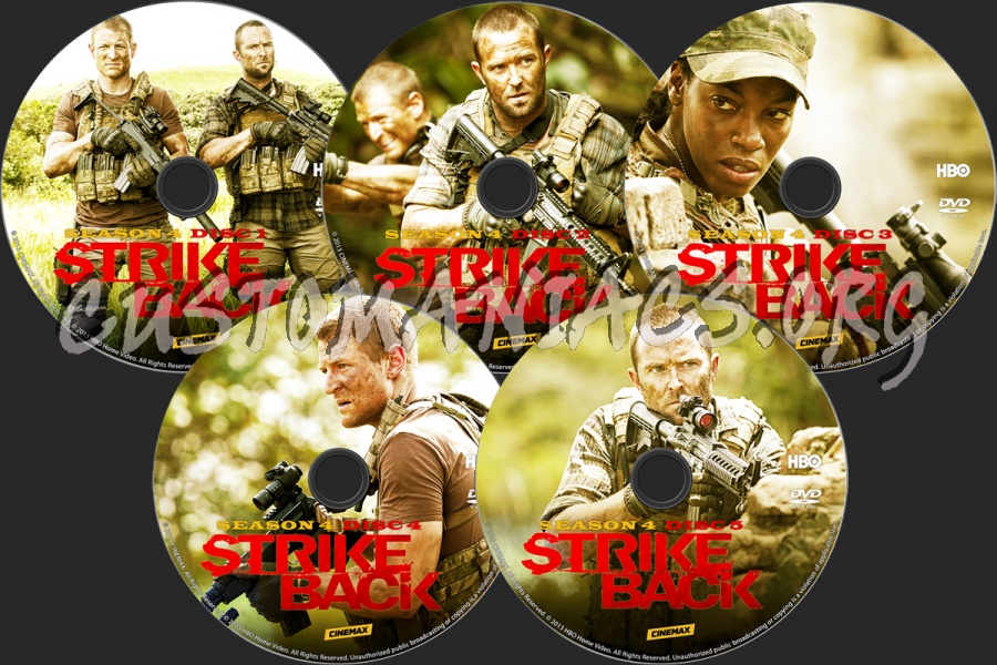 Strike Back s4 dvd label