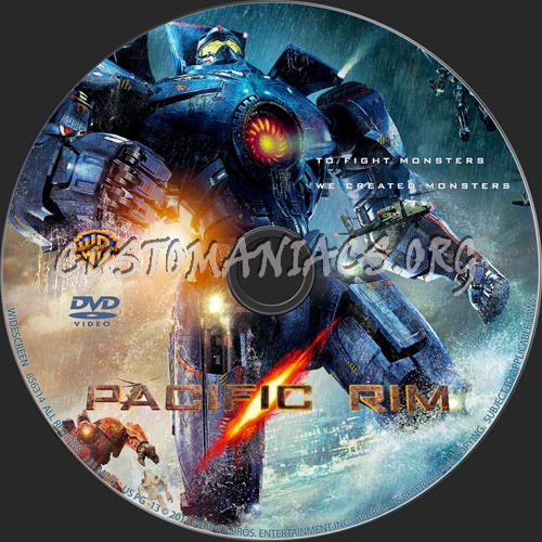 Pacific Rim dvd label