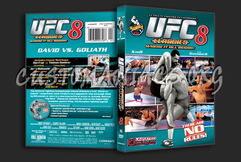 UFC Classics Volume 8 dvd cover