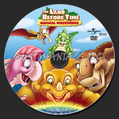 The Land Before Time Magical Discoveries dvd label