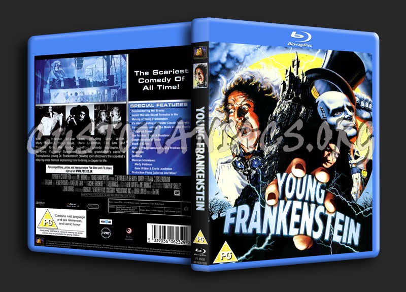 Young Frankenstein blu-ray cover