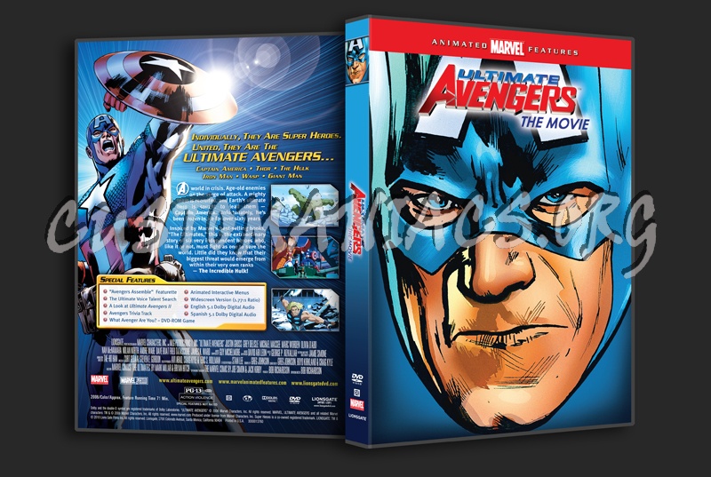 Ultimate Avengers The Movie dvd cover