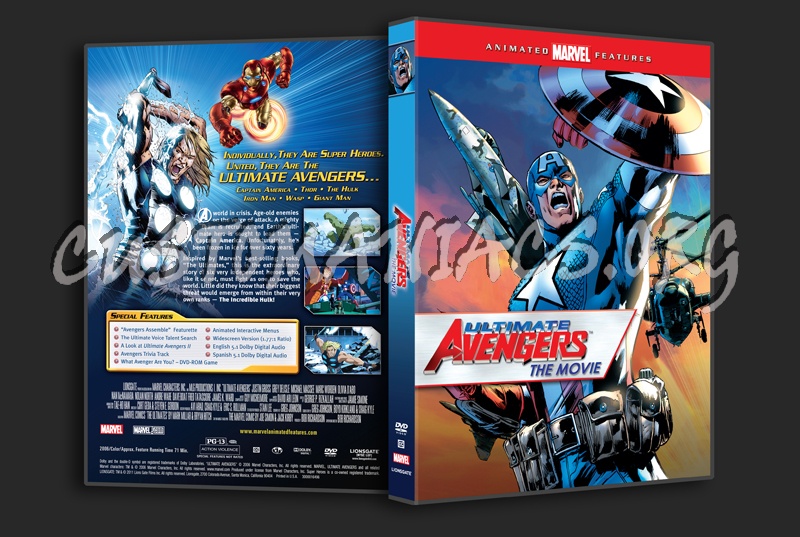 Ultimate Avengers The Movie dvd cover