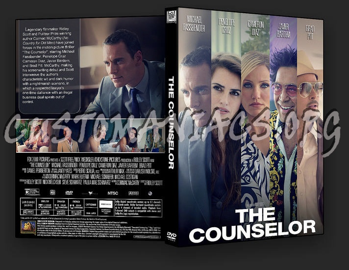 The Counselor dvd cover