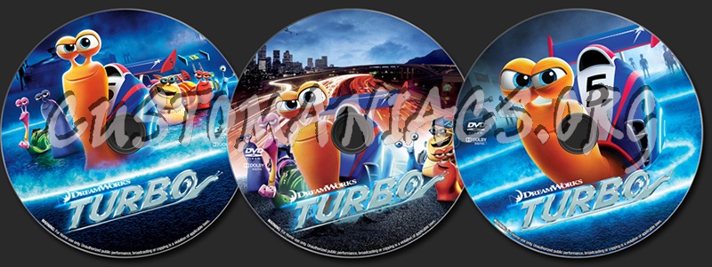 Turbo dvd label
