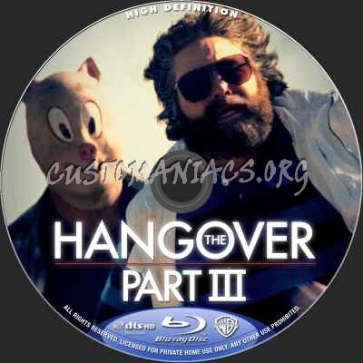 The Hangover Part 3 blu-ray label