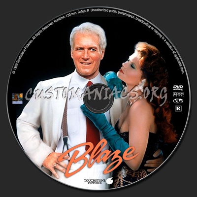 Blaze dvd label