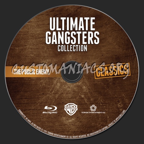 Ultimate Gangsters Collection The Public Enemy blu-ray label