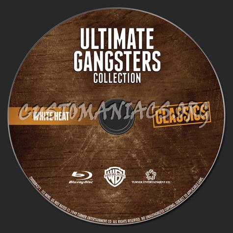 Ultimate Gangsters Collection White Heat blu-ray label