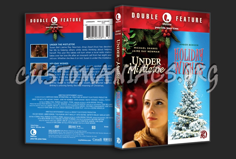 Under the Mistletoe / Holiday Wishes dvd cover