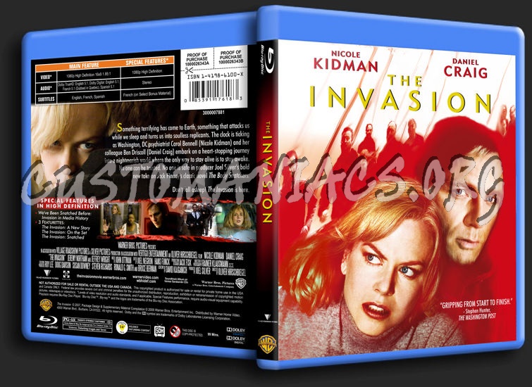 The Invasion blu-ray cover