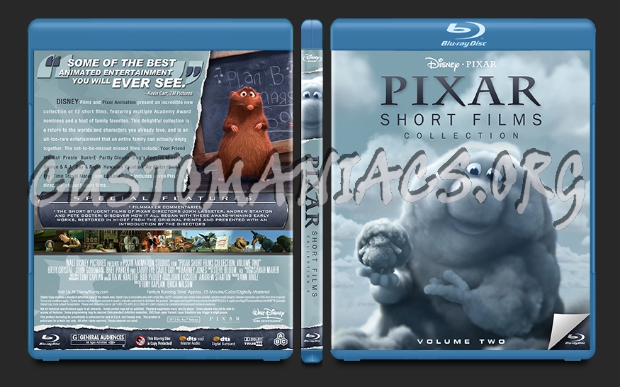 Pixar Short Film Collection Volume Two blu-ray cover