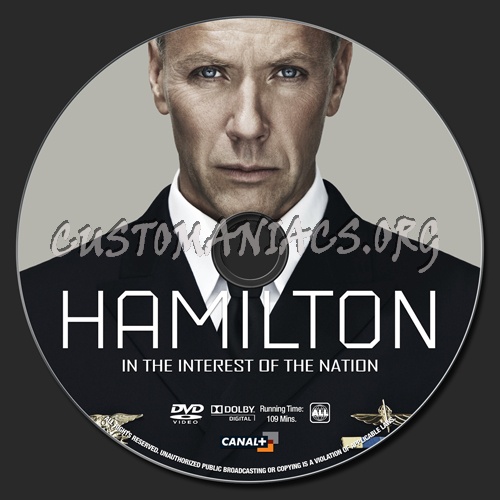 Hamilton dvd label