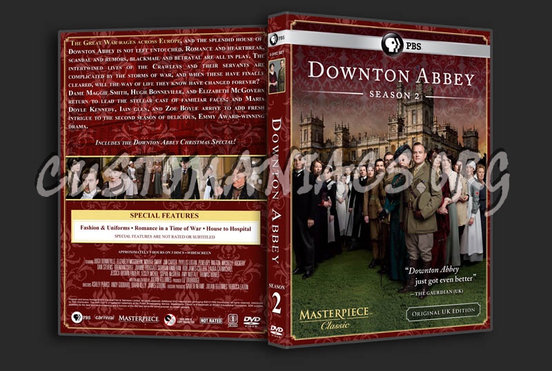 Downton Abbey - Season 2 dvd cover