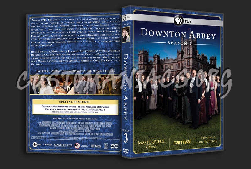 Downton Abbey - Season 3 dvd cover