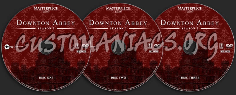Downton Abbey - Season 2 dvd label