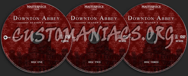 Downton Abbey - Season 2 dvd label
