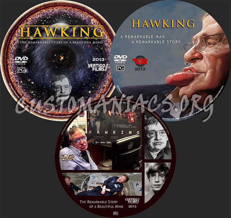 Hawking (2013) dvd label