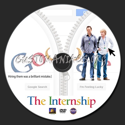 The Internship dvd label