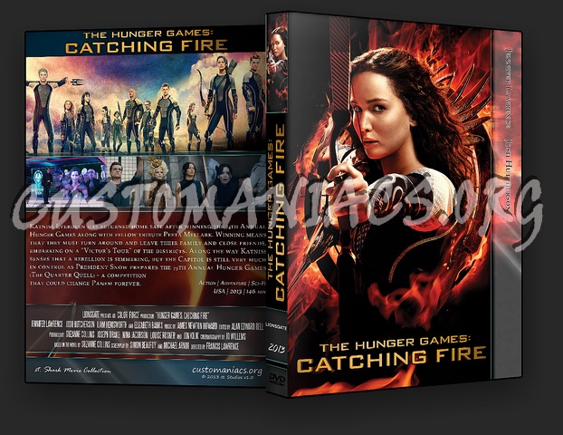 The Hunger Games: Catching Fire dvd cover