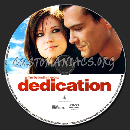 Dedication dvd label