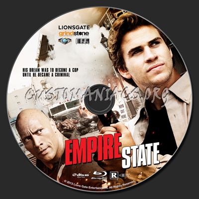 Empire State blu-ray label