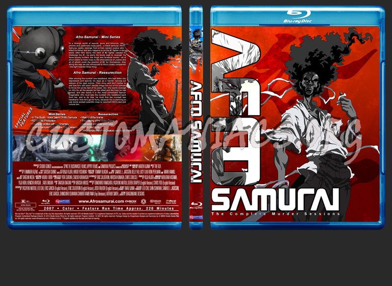 Afro Samurai : The Complete Murder Sessions blu-ray cover