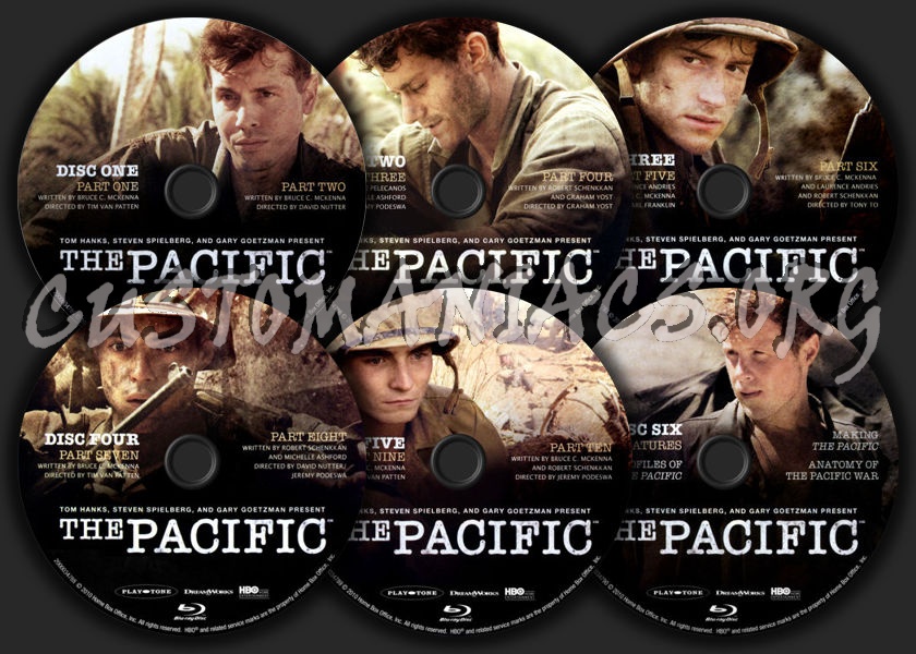 The Pacific blu-ray label