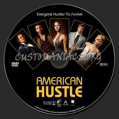 American Hustle dvd label