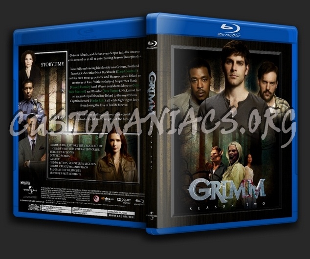 Grimm - Season 2 blu-ray cover