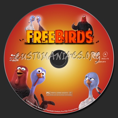 Free Birds blu-ray label