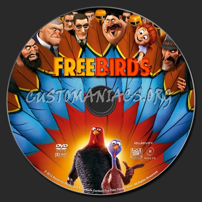 Free Birds dvd label