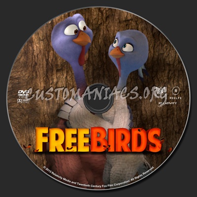 Free Birds dvd label