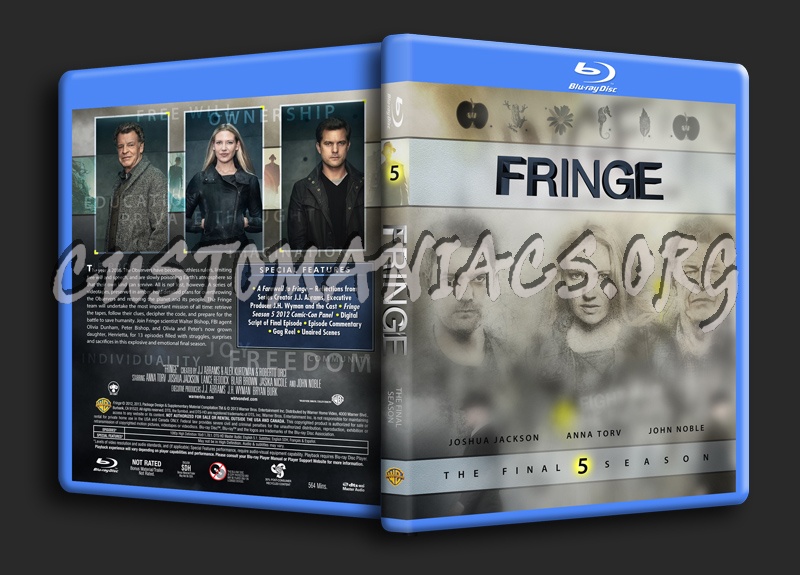 Fringe - Season 5 blu-ray cover